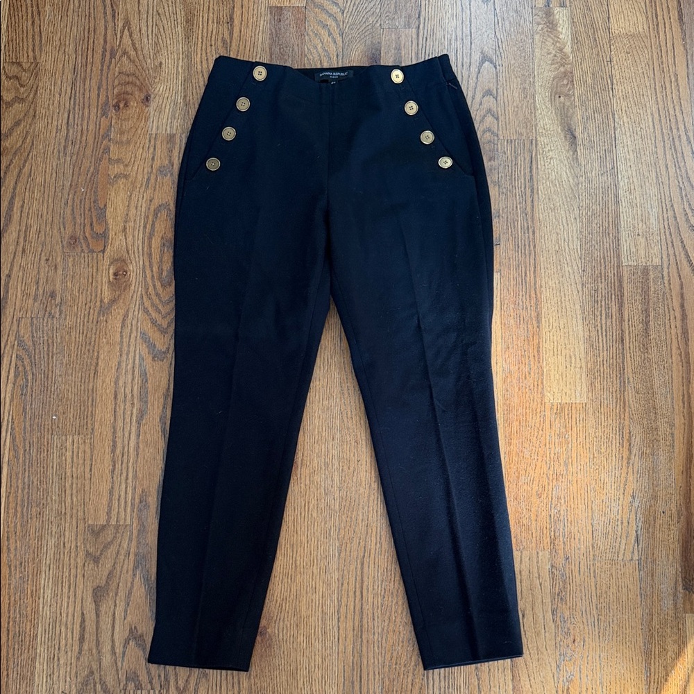 Banana Republic Black Sloan Pants